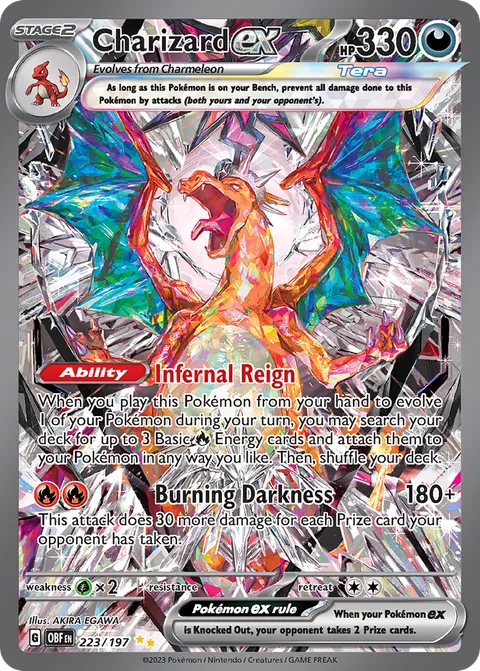Charizard ex special illustration card