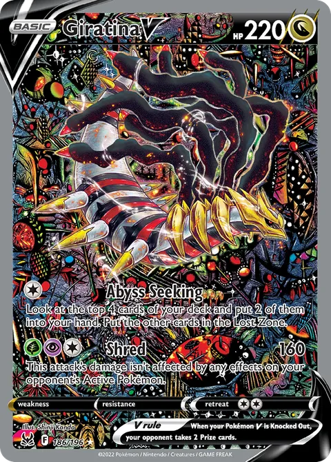 Giratina V alternate art card