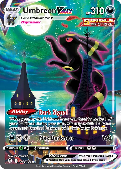 Umbreon VMAX alternate art card
